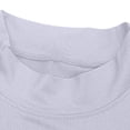 thumbnail image 5 of ZVAVZ Mens Stand Collar Athletic Shirt Long Sleeve Slim Fit T-Shirts Crew Neck Gym Workout Tee Shirt Bodybuilding Running Tops White M, 5 of 9
