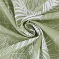 thumbnail image 5 of Loose Hawaiian Shirt for Men Short Sleeve Casual Button Down Floral Shirts Palm Leaf Green 2XL, 5 of 8