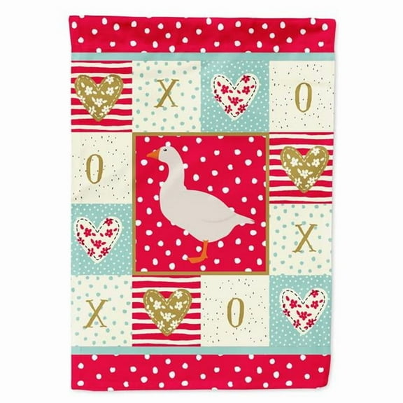 Carolines Treasures CK5327GF Shire Horse Love Flag Garden Size, Small, multicolor