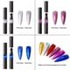 thumbnail image 5 of Polvo para uñas, adecuado para uñas, bolígrafo de gas de cromo metálico, polvo holográfico con efecto espejo en 6 colores, 5 of 6