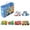 B, variant on Framework Books Wharf Street Concentration Book Story Night Larger Cubes Beginner Puzzles For Kids Ages 3 8 Handheld Puzzle Set With Zipper Bag Preschool Learning Educational Puzzles For Children