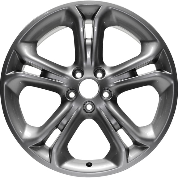 Remanufactured Painted Light Smoked Hypersilver Aluminum Wheel 20 x 8.5 BB5Z1007B fits 2011-2015 Ford Explorer