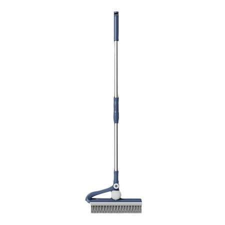 

yilyih 2 In 1 Floor Brush Scrub Brush Floor Scrub Brush with Long Handle 2 In 1 Scrape and Brush Tub and Tile Brush for Cleaning Bathroom Patio Kitchen Wall Floor Scrub Brush with Long Handle