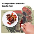 thumbnail image 5 of Wobogo Cobras Bamboo Forest Placemats Coasters Set of 4 Heat-resistant Non-slip Easy to Clean Square Dinner Plate Mat, 5 of 8