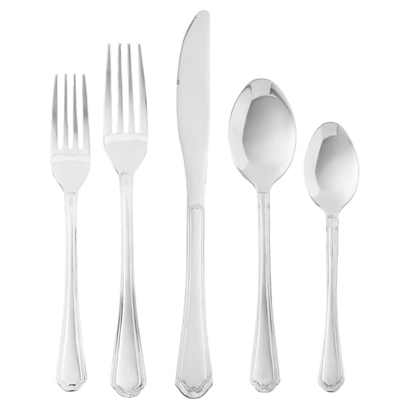 Mainstays Connor 20-Piece Stainless Steel Flatware Set (Service for 4)