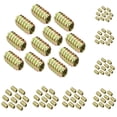 thumbnail image 4 of simhoa 10pcs Furniture Nut Zinc Plated Carbon Fastener Socket Hex Socket Control Socket M8*20, 4 of 8