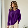 thumbnail image 6 of Base Layer Tops for Women Long Sleeve Crew Neck Fall Winter Undershirt Casual Base Layer Top 2XL, 6 of 6