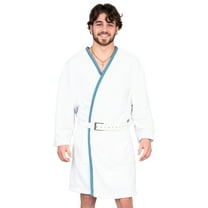 Vacation Christmas Movie Cousin Eddie White Robe with Belt Halloween Costume Cosplay (Includes Robe and belt Only)