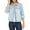 Sky Blue-W, variant on Women’s Classic Denim Jacket Sky Blue M – Button-Down, Long Sleeve, Stylish Outerwear Stretch Jean Jacket
