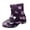 1180#Purple, variant on Rain Boots for Women Fashion Walking Water Shoes Rainboots Water Resistant Slip On Ankle Rubber Boots Anti-Slip Casual Outdoor Garden Fishing Short Booties Work Rain Shoes for Camping Farming