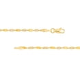 thumbnail image 3 of 14K Two-Tone Men & Women's 18" 2.10mm Twisted Dorica Chain Necklace, 3 of 4