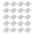 thumbnail image 1 of HONMEET 20Set Clear Plastic Memory Card Case for Flash Storage Organizing Cards 1.97x1.57x0.24in, 1 of 8