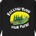 thumbnail image 3 of Pete The Cat - Follow Your Own Path - Men's Crew Neck Fleece Pullover, 3 of 6