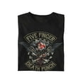 thumbnail image 2 of Five Finger Death Punch - Crossbones Unisex T-Shirt - Black - Small, 2 of 6