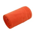 thumbnail image 2 of Miulika Fleece Sleeping Bag Liner Blanket Liner Ultralight Thickness Portable Thermal Warm Sleeping Bag for Travel Hiking Accessories orange, 2 of 9