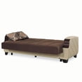 thumbnail image 5 of Ottomanson Luna Sofa Bed with Storage 74", Dark Brown Microsuede, 5 of 7