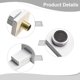 thumbnail image 2 of KDJ Stainless Steel Wall Mounted Bathtub Faucet with Foldable Nozzle, 180 Degree Rotation Swivel Bath Spout, Concealed Shower Design for Modern Bathroom, White, 2 of 10