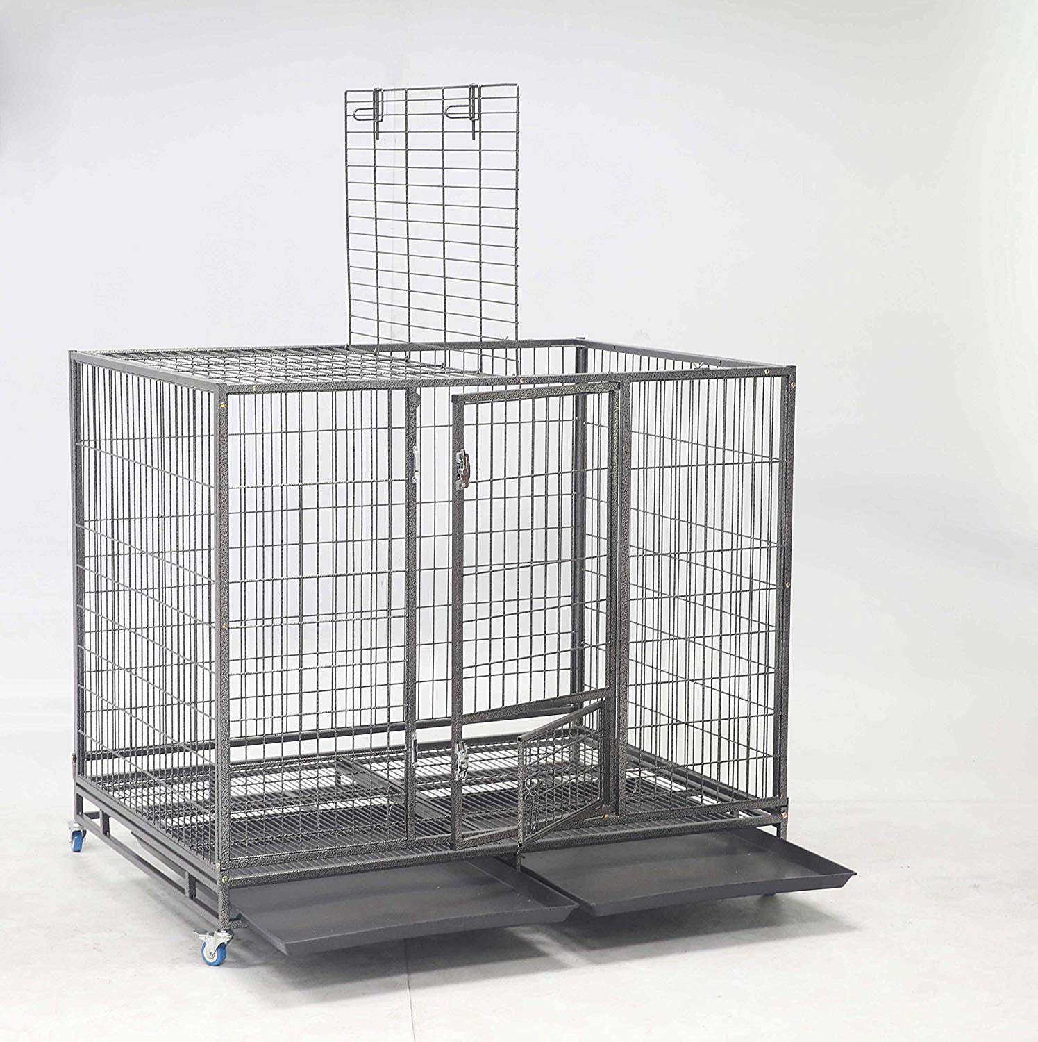 Homey Pet Heavy Duty Dog Kennel, Stackable, 49"L x 37"W x 44"H