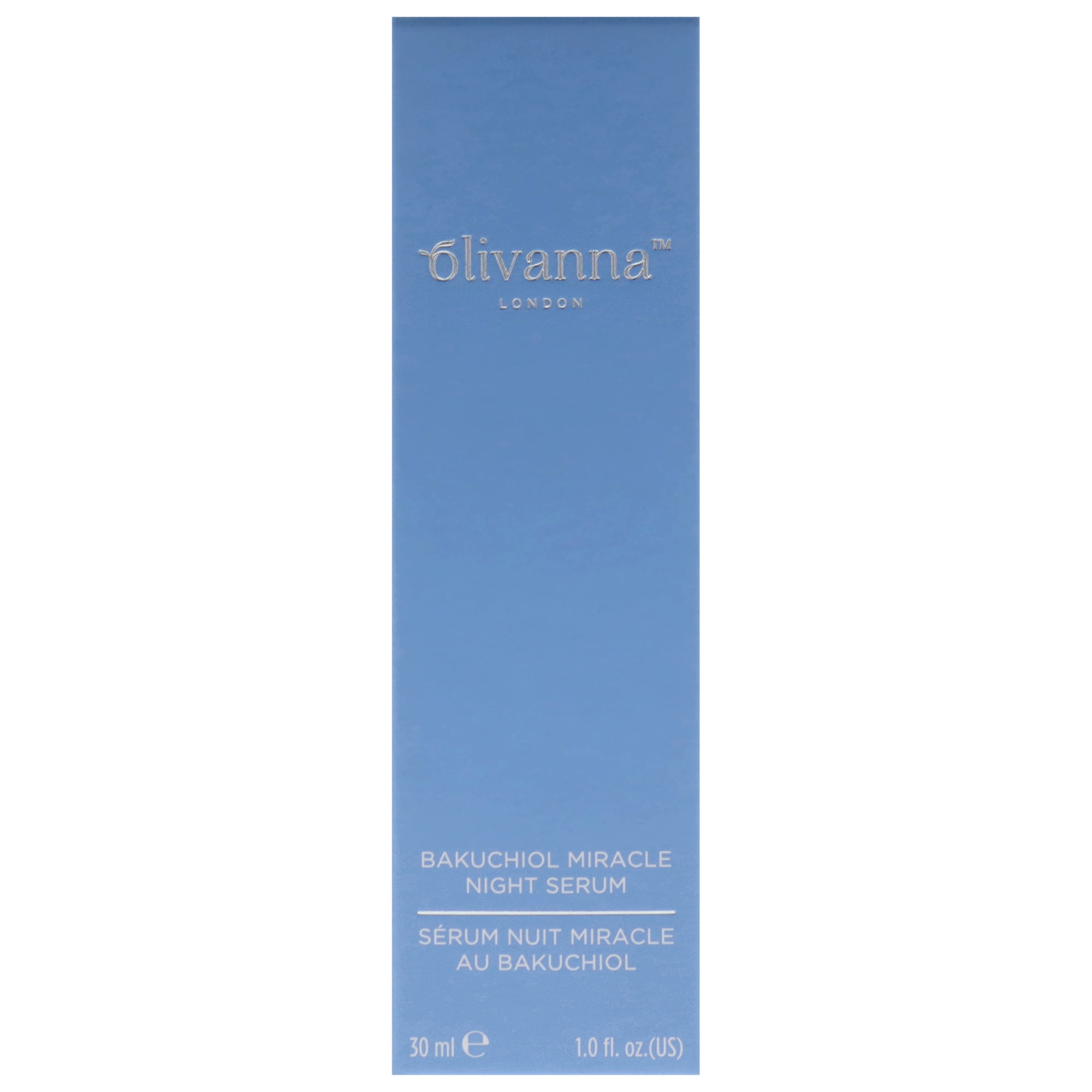 Olivanna Bakuchiol Miracle Night Serum, Face Serum Anti Aging, 1 oz