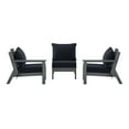 thumbnail image 2 of WestinTrends Avalon Outdoor Patio HDPE Sectional Sofa with Patio Cushions, Gray/Navy Blue, 2 of 5