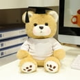 thumbnail image 5 of Doctor Graduation Bear Plush Toy - 10 Inch PhD Stuffed Animal w/Gown & Scroll, Academic Gift for Graduates White, 5 of 7