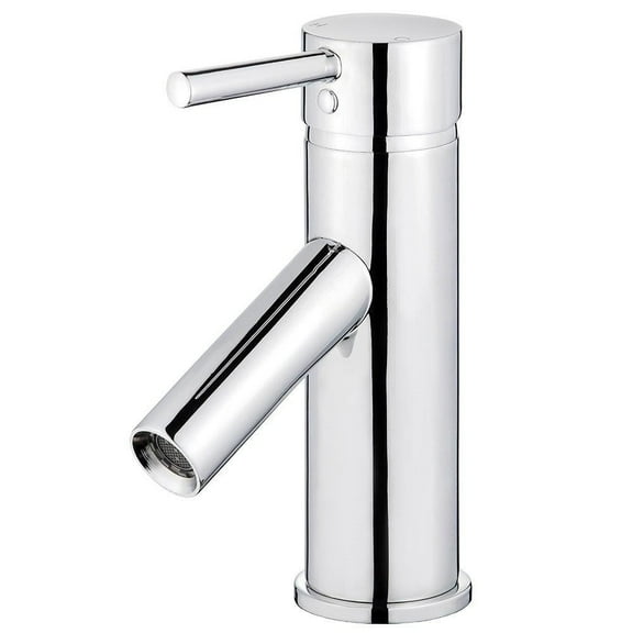 Bellaterra Home Malaga Single Handle Bathroom Vanity Faucet with Overflow Drain in Polished Chrome