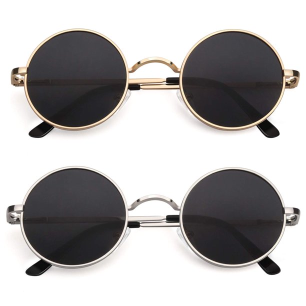 Gafas de sol CGID E01, estilo retro vintage, polarizadas, 2 paquetes