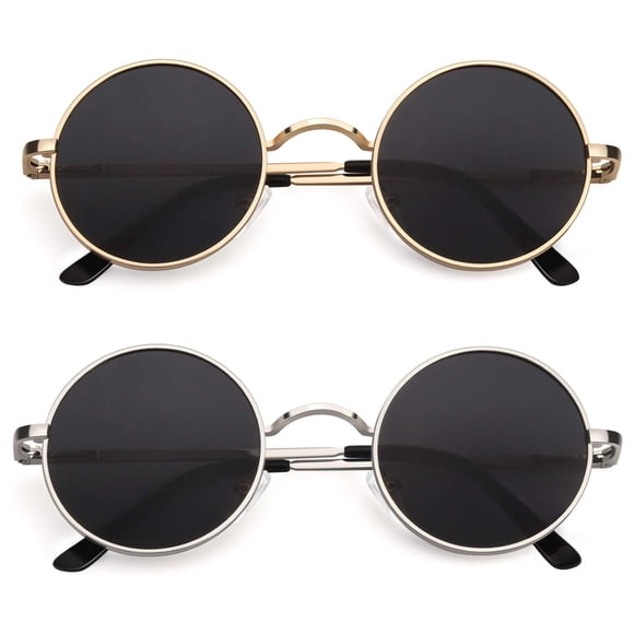 Gafas de sol CGID E01, estilo retro vintage, polarizadas, 2 paquetes