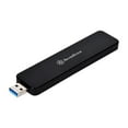 thumbnail image 2 of SilverStone Mobile Series SST-MS09B Black M.2 SATA External SSD Enclosure with USB 3.1 Gen 2, 2 of 7