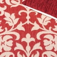 thumbnail image 6 of SAFAVIEH Courtyard Yvette Floral Indoor/Outdoor Area Rug, 8' x 11', Red/Natural, 6 of 11