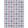 thumbnail image 2 of Addison Rugs Chantille Indoor/Outdoor Transitional Geometric Blue Machine Washable Rectangle Rug, 5' x 7'6", 2 of 8
