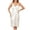 White, variant on PEASKJP Nightgowns For Women Plus Size Women's Cotton Nightgowns Victorian Maxi Sleeveless Night Gown Cute Ruffle Spaghetti Straps Long Sleep Dress (White,L)