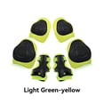thumbnail image 2 of tredstone 6PCS Knee Pads Set Foam Wrist Guards Breathable Pressure Resistant Hand Guard Roller Bikes Skateboard Skating Riding Light Green Yellow, 2 of 6
