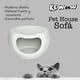 thumbnail image 2 of KE WOOW Cama para Gato, Perro y Otras Mascotas, Plus Asiento para Niños, Color Gris KE WOOW Casa cueva mascotas, asiento, 2 of 2
