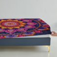 thumbnail image 5 of Mandala Fitted Sheet Set with Pillowcase Adult Bohemian Bedding Sets Home Textiles,Queen (60"x80"), 5 of 5