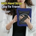 thumbnail image 5 of Case for Samsung Galaxy Tab A9 8.7" (2023), Shockproof Case with [Hidden Kickstand] [Hand Strap] Kids Friendly Protective Tablet Cover for Samsung Galaxy Tab A9 8.7" (2023), Darkblue, 5 of 11