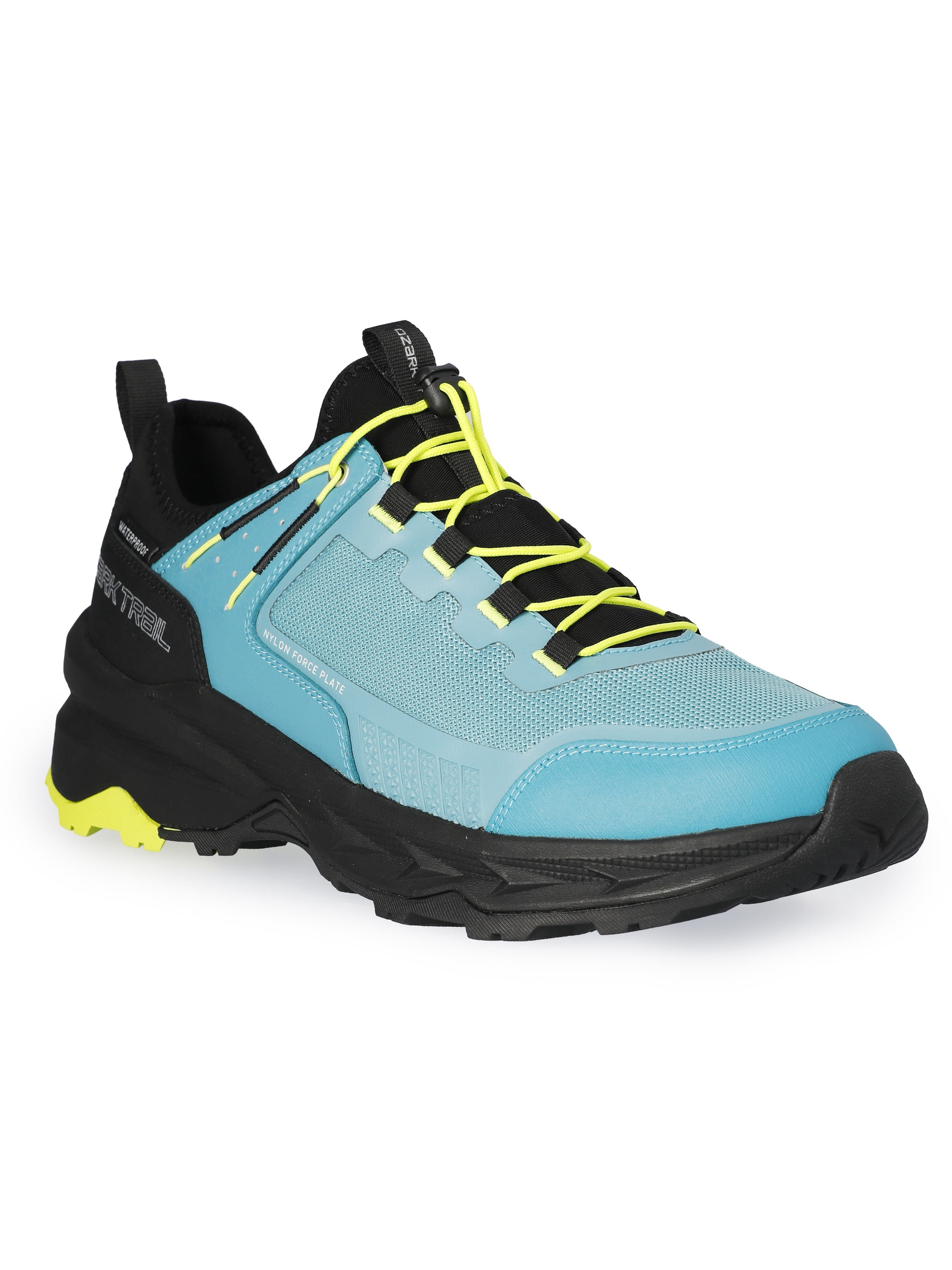 Men’s Ozark Trail Men’s Vented Low Hiking Shoe Breathable Lace Up Sneakers 13 Ozark Trail Brown Medium Width Hiking Shoes & Boots for Men  main image 2