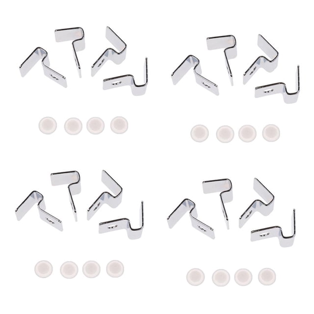 8 Piezas de material acero Inoxidable, Acuario, De Peces, , Clip, Soporte, Soporte, Soporte Para Pies, Almohadilla Para Que ec Fernando Soporte tapa pecera