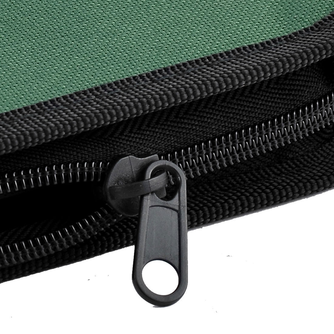 Unique Bargains Zipper Closure Nylon Portable Disc CD Storage Organizer Container Holder