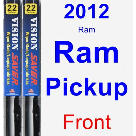 Ap1 Ram - 2012 Ram Ram Pickup Wiper Blade Set/Kit (Front) (2 Blades) - Vision Saver