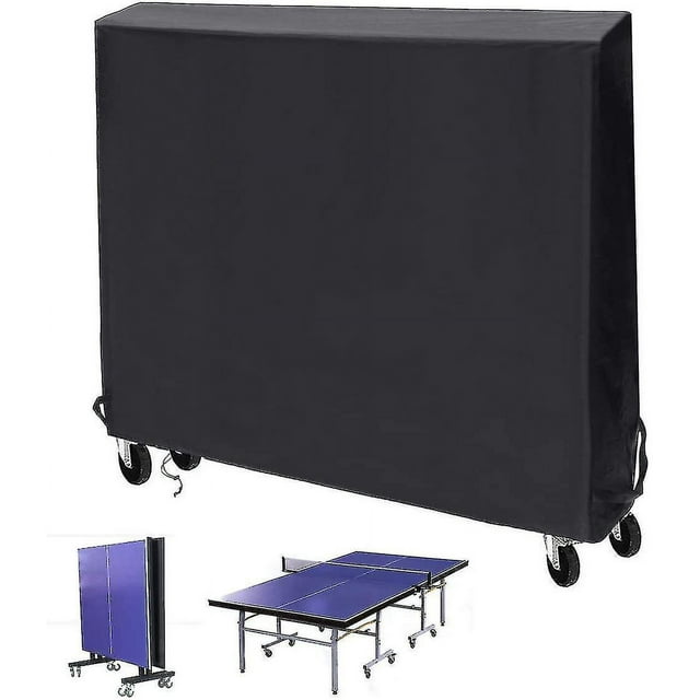 Housse de Table de Tennis de Table, Housse de Protection pour Table de Tennis de Table Housse de Tennis de Table Imperméable Respirante en Oxford, Résistante aux UV pour Tennis de Table