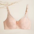 thumbnail image 2 of iHPH7 Underwire Bras for Women, No Padding Bras for Women, Push Up Bra, Lace Bra, Breathable Bras for Women, Pink 40, 2 of 6