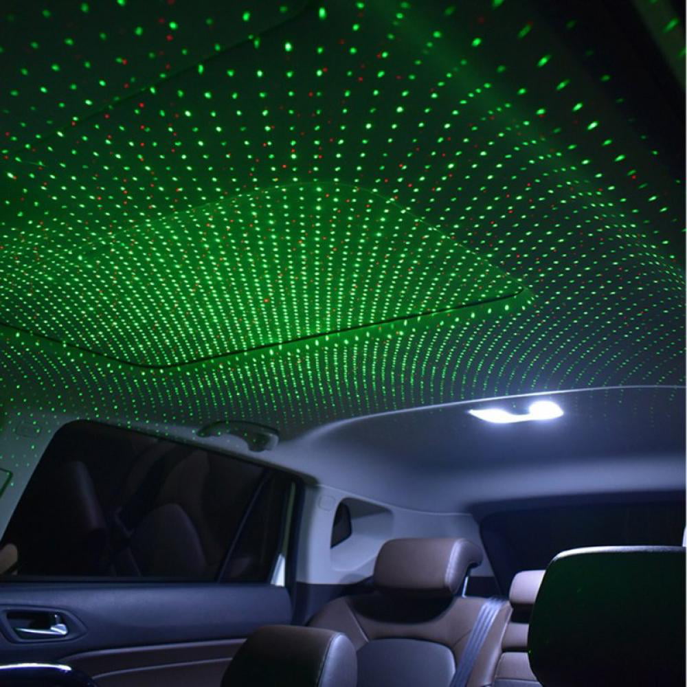USB Night Light Star Projector, 2 in 1 Auto Roof Lights
