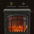 thumbnail image 5 of Spaco Electric Fireplace Stove with 3-Sided Realistic Flame, 22 inch Freestanding Fireplace Heater with Overheating Protection, Portable Fireplace Stove for Indoor, Black, 5 of 7