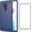 Navy Blue, variant on REQO Phone Case for OnePlus 8 OnePlus8 5G UW Tmobile with Screen Protector Cover and Slim TPU Cell Accessories Protective One Plus8 On 1 Plus 1plus One+ 1+ 1+8 Verizon Women Men Carbon Fiber Black