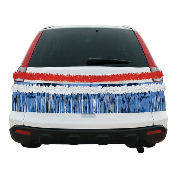 Red, White & Blue Car Parade Decorating Kit, Party Decor, Other, 5 Pieces