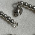 thumbnail image 4 of Tiffany & Co. Bracelet en Perles d'Argent avec Pendentif Cœur, 4 of 5