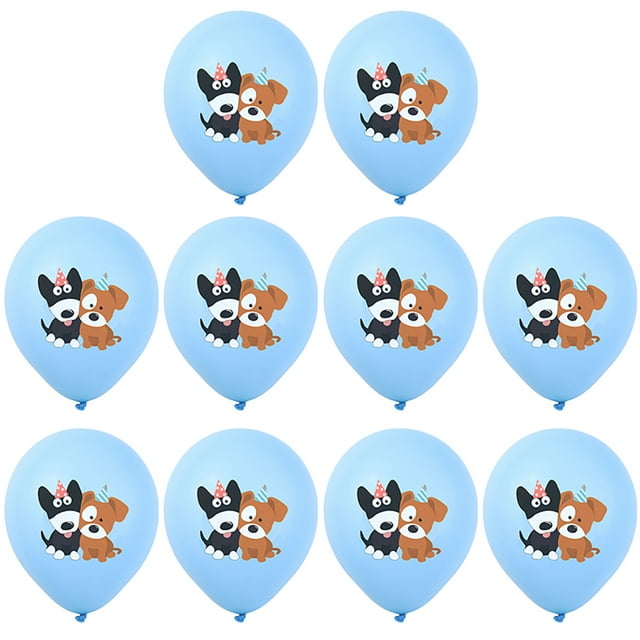 Pet Party Balloon Printed - 10PCS Pet Birthday Balloon Dog Birthday Party Decor