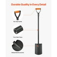 thumbnail image 4 of KFFKFF Square Shovel, 48 in Heavy-Duty Flat Blade, Transfer Shovel with Durable Alloy Steel and Non-Slip D-Handle, Detachable Design for Easy Storage, Ideal for Gardening, Digging, and Snow Removal, 4 of 9