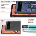 thumbnail image 6 of Case for Google Pixel 6 Case Military Grade Drop Case with Kickstand Metel Ring Magnetic Holder Shockproof Protective for Pixel 6 Phone Case (Blue), 6 of 10